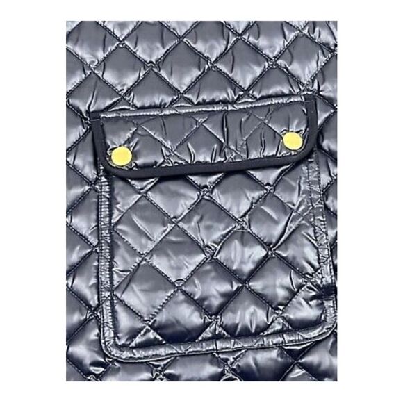 J. Crew | Navy Blue Quilted Down Insulated Shiny Field Puffer Vest C9300 | M - Picture 6 of 9